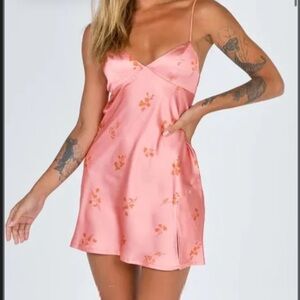Princess Polly pink slip dress US W 4